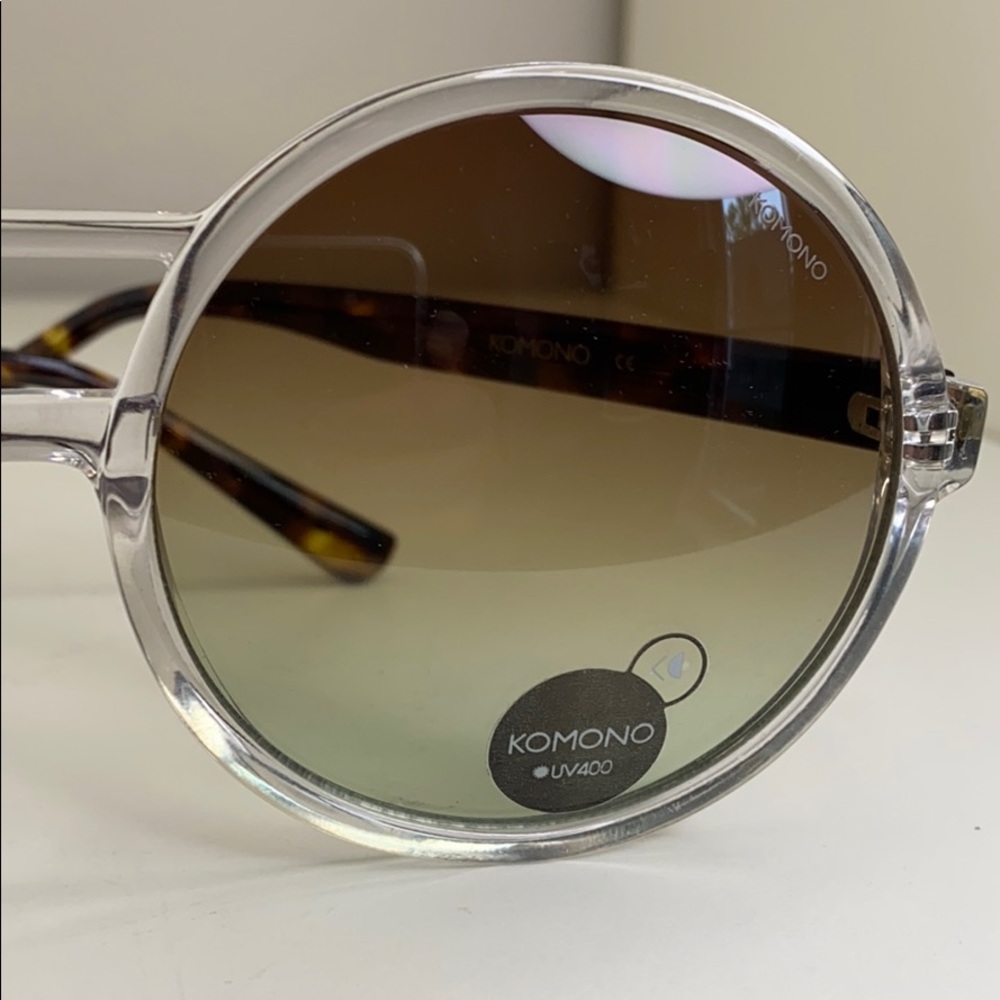 Komono Sunglasses Coco Clear New round oversized - Picture 6 of 16